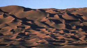 Vorderasien, Iran-Expeditionen - Sanddnen in der Dasht e Lut